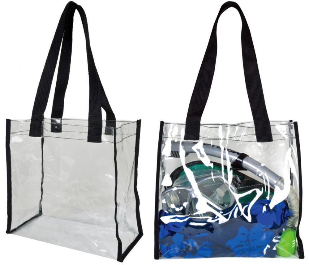 48 Wholesale 12" Clear Tote Bags