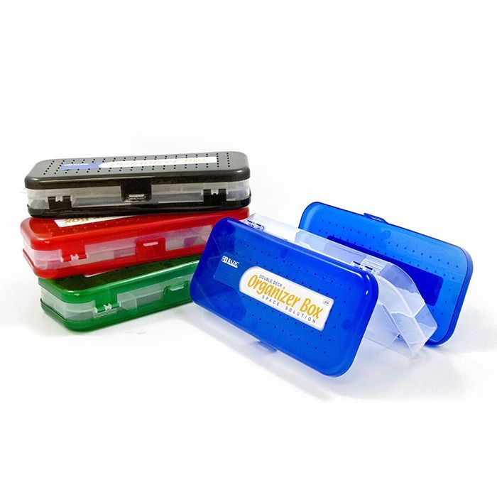 24 Pieces of 8" Double Deck Organizer Box