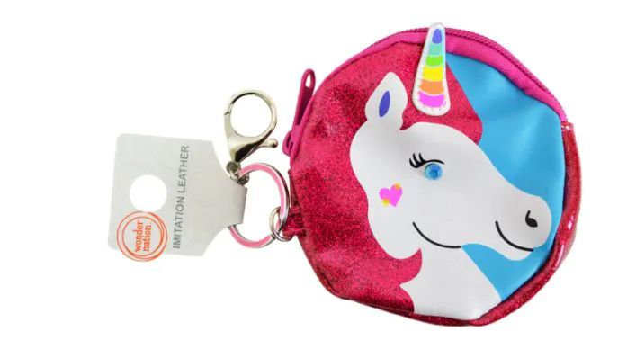 72 Pieces of Keychain Coin Purse Unicorn