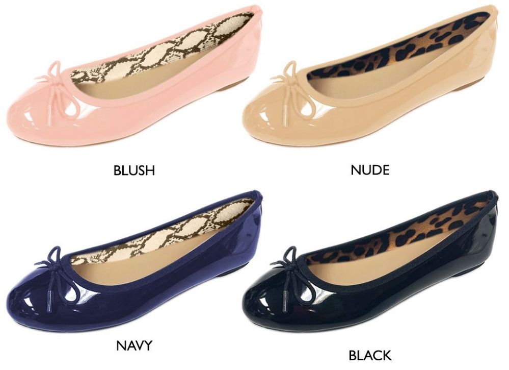 12 Pieces of Women's Patent Leather Flats W/ Snake & Leopard Print Lining