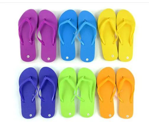 48 Wholesale Flip Flop Solid Colors