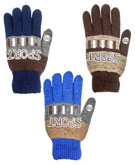 48 Wholesale Glove Mix Colors Men Gloves Sport