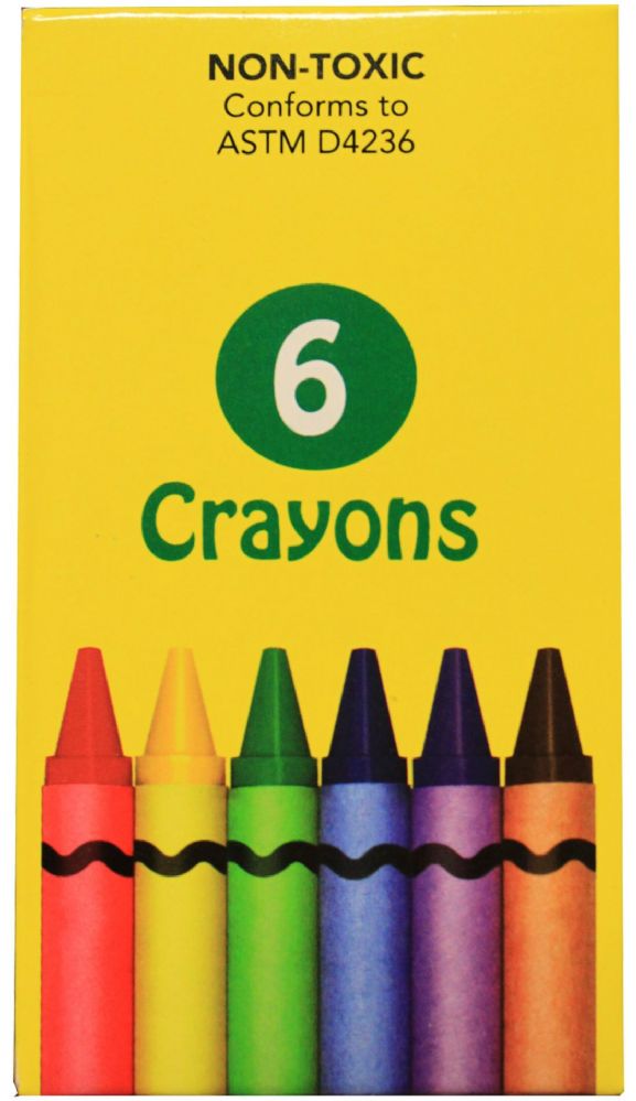 360 Packs of 6-Pack Of Crayons