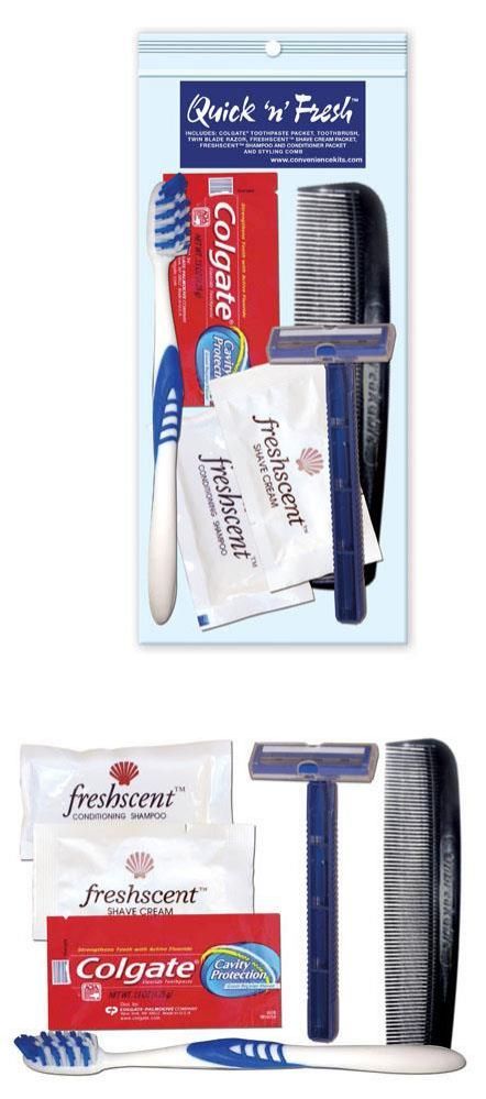 25 Wholesale Unisex Value Mini Travel Hygiene Convenience Kits - 6 Pc.