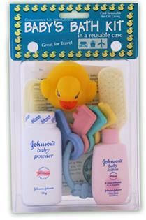 6 Wholesale Baby Travel Hygiene Convenience Bath Kits - 6 Pc.