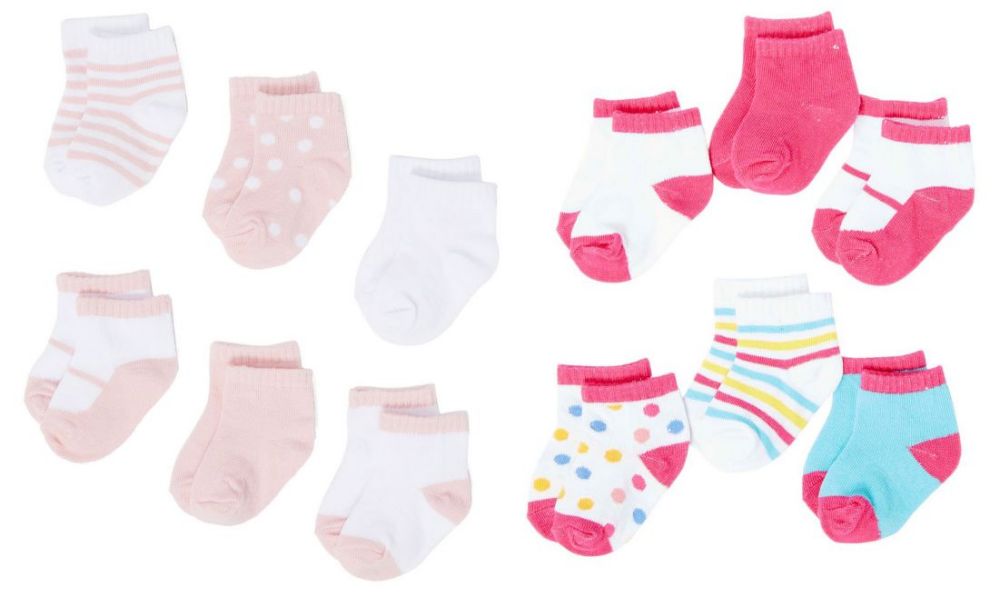480 Pairs Girls Heart Print Low Cut Ankle Socks - Girls Ankle Sock