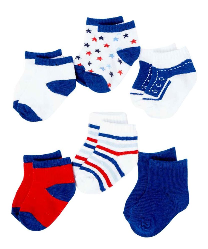 432 Wholesale Boy's Knit Graphic Baby Socks