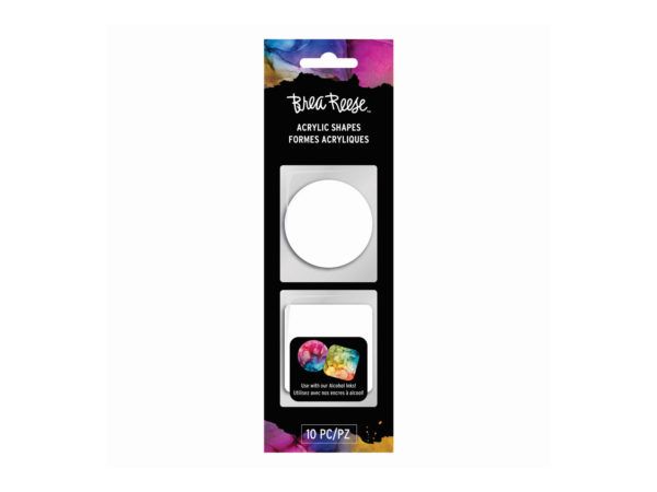 180 Pieces of Brea Rose 10 Piece Acrylic Circle And Square Shapes
