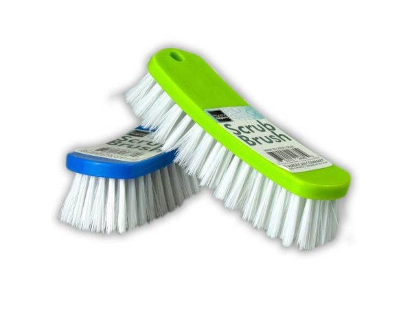 2 Pack Dish Brush with Handle, Household Kitchen Scrub Brushes for