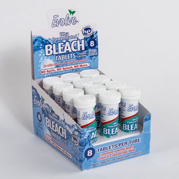 24 pieces of Bleach Tablets 8ct Linen