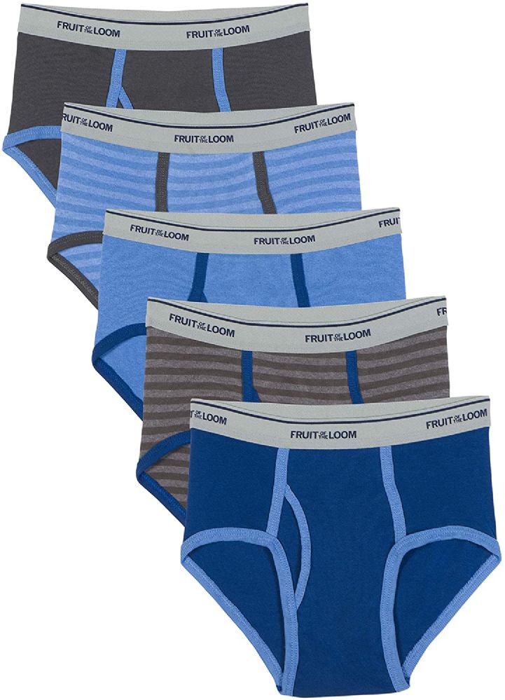 72 Pieces Boys Cotton Assorted Color And Sizes Briefs - Sizes S-Xl