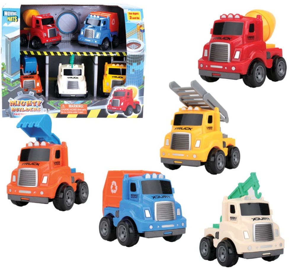 16 Wholesale Friction Trucks 5pc Set