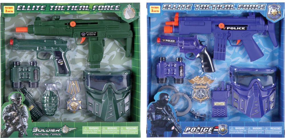 16 Wholesale Vibrate Soldier And Police Play Set