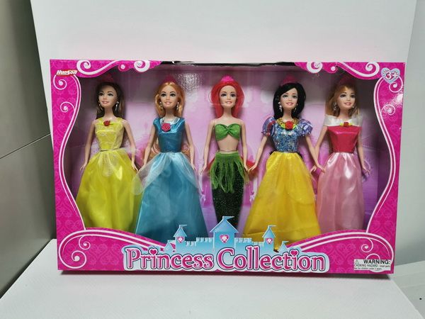12 Wholesale 5 Pcs Girl (princess Dress) In Window Box