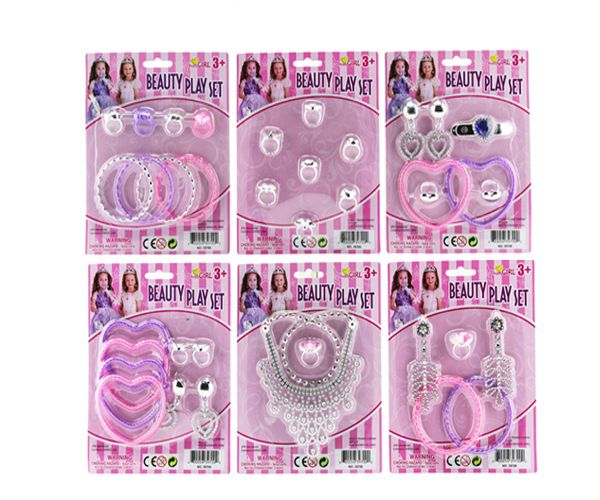 144 Wholesale Jewelry Set On Blister Card 4 Asst