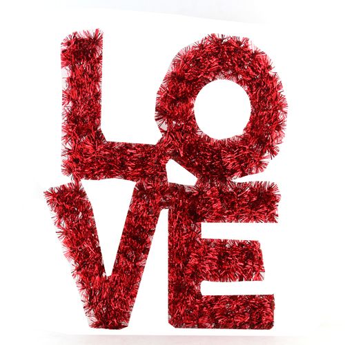 36 Pieces of I Deco Wreath Love 10.5" X 12.5
