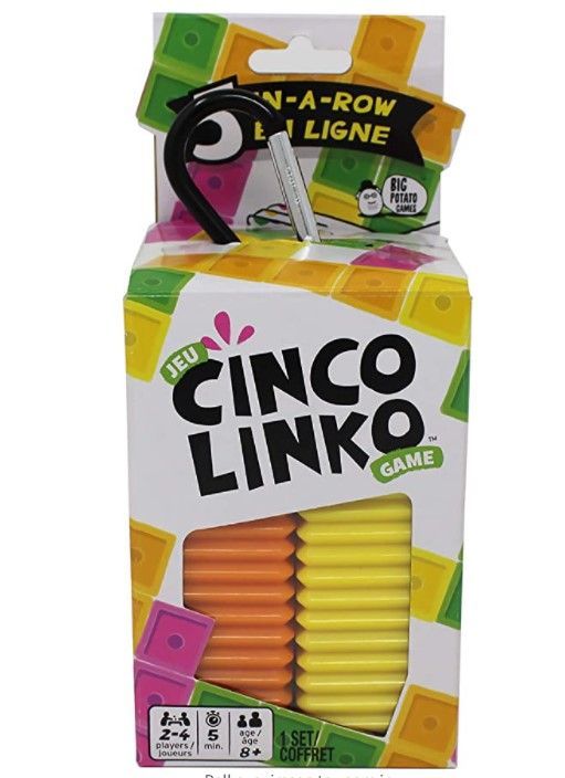 4 Pieces of Cinco Linko, AwarD-Winning Travel Game For Kids And Adults