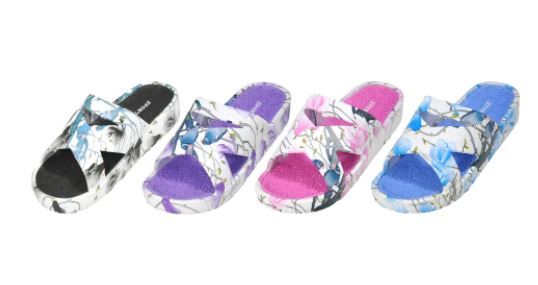 36 Wholesale Women's Strappy Slide Sandal