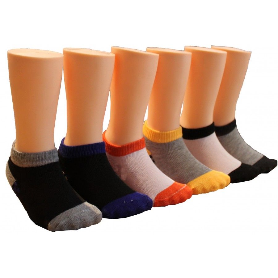 480 Pairs of Boy's & Girl's Low Cut Novelty Socks Assorted Colors