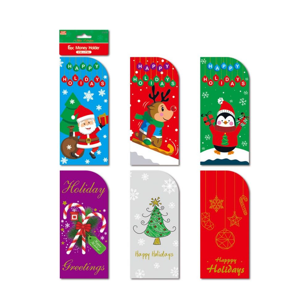 72 Pieces of 6ct Xmas Money Holder