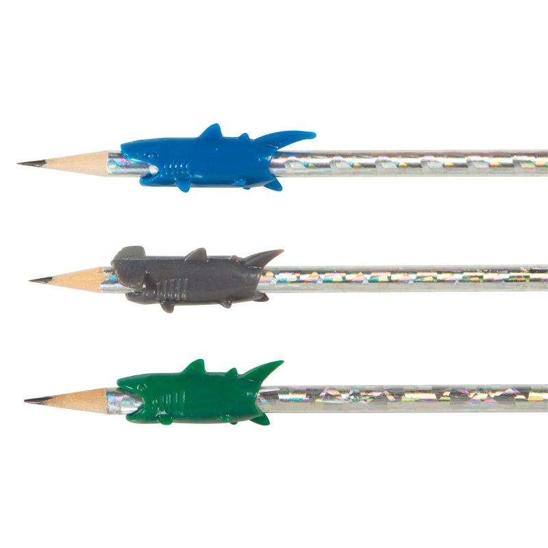 200 Pieces of Shark Pencil Grips