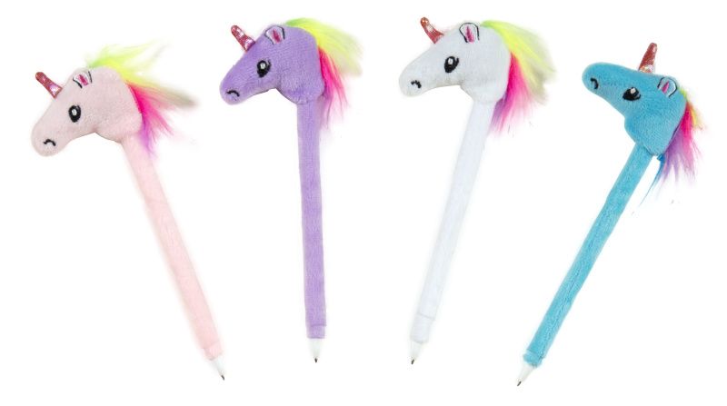 48 Wholesale Unicorn Plush Pens