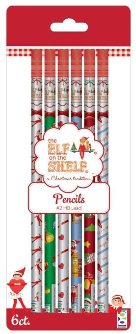 18 Wholesale 6 Ct. The Elf On The Shelf Pencils