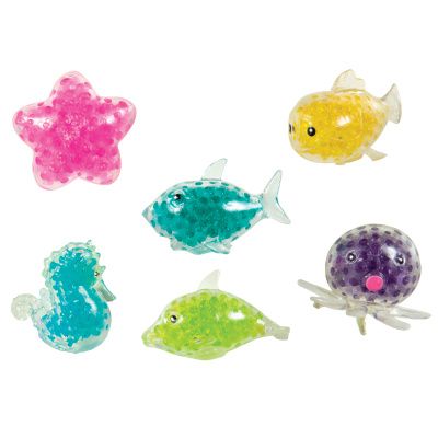 48 Wholesale Small Sealife Boba Ball Toys