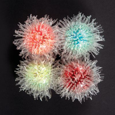 24 Wholesale Confetti Tentacle Ball