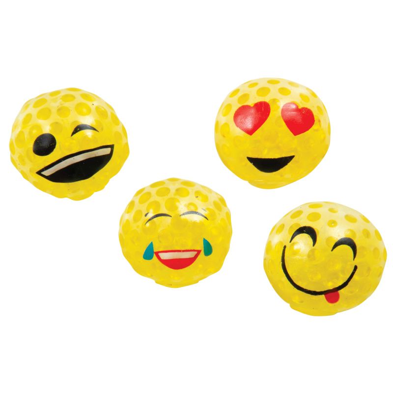 24 Pieces of Emoji Blobbles Toys