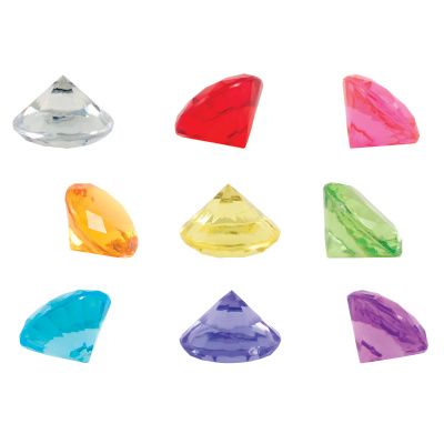 500 Pieces of Plastic Diamond Sortable Toys