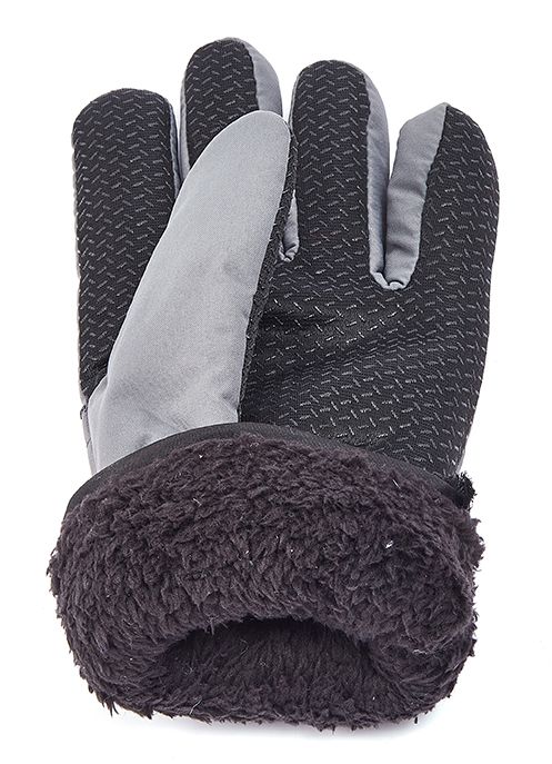 48 Wholesale Men's Gloves Fleece Lined Winter Warm