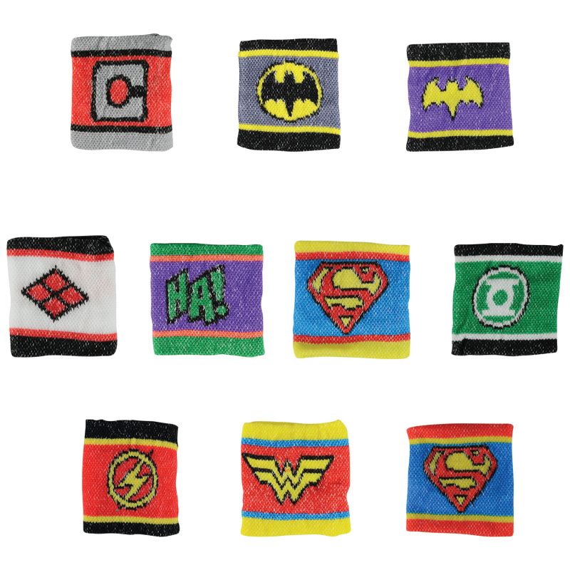 200 Pieces of Dc Comics Logo Wristbands