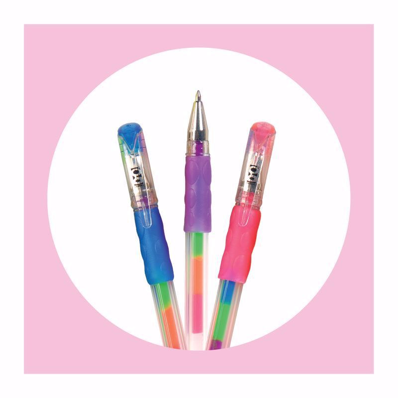 15 Wholesale 2ct. Rainbow Gel Pens - at 