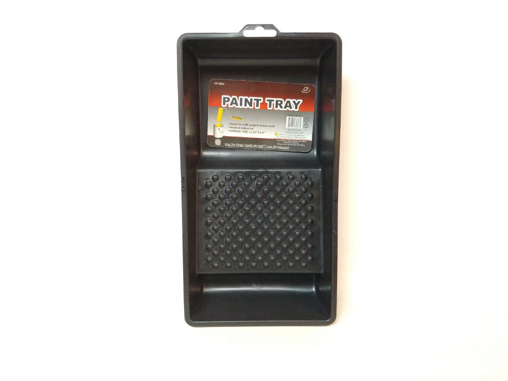 72 Pieces of Plastic Paint Tray Black Only Small