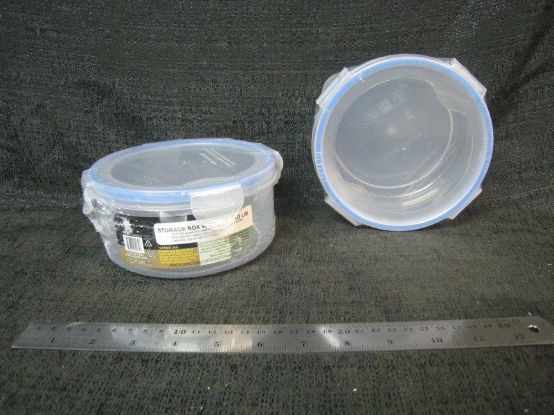 48 Bulk Plastic Container Rd W/ Tab Seal 48st/cs