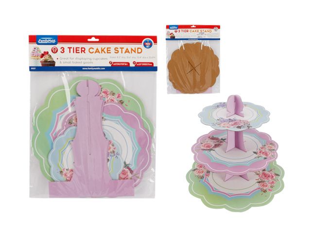 144 Wholesale 3 Tier Cake Stand