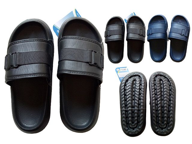 24 Wholesale Men's Eva Sandals Slippers