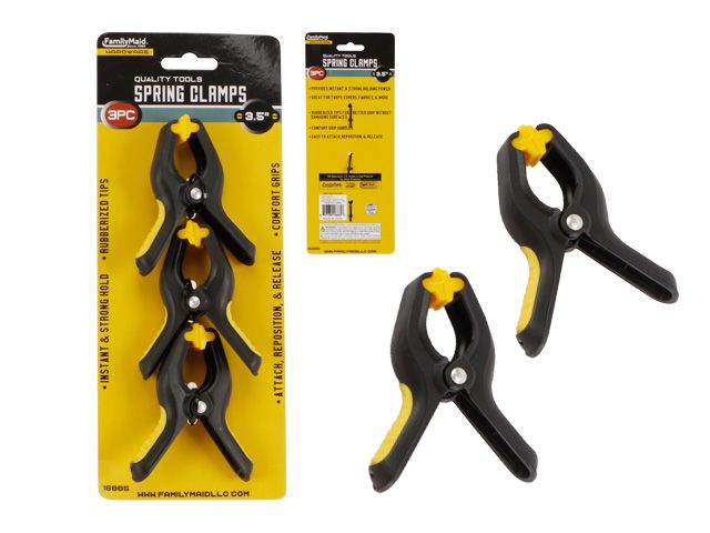 96 Pieces of 3pc Spring Clamps