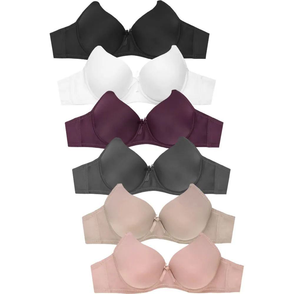 288 Pieces of Mamia Ladies Full Cup Plain Bra --A Cup