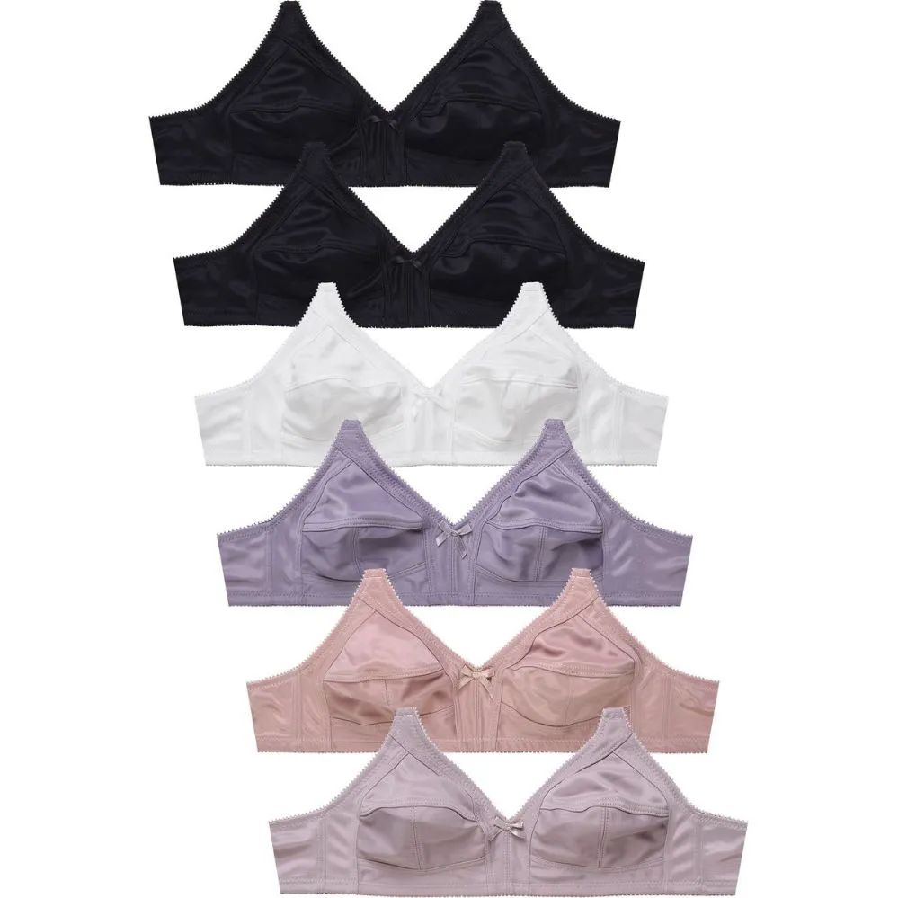 288 Wholesale Mamia Ladies Plain Lace No Wire BrA-B Cup - at