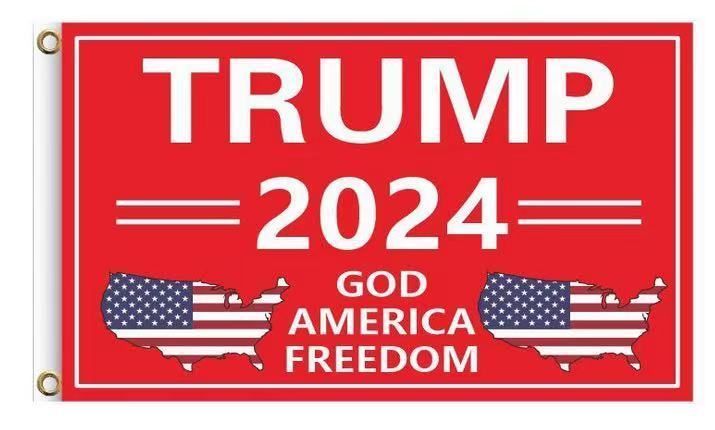 12 Wholesale Trump 2024 Flag God America Freedom Flags
