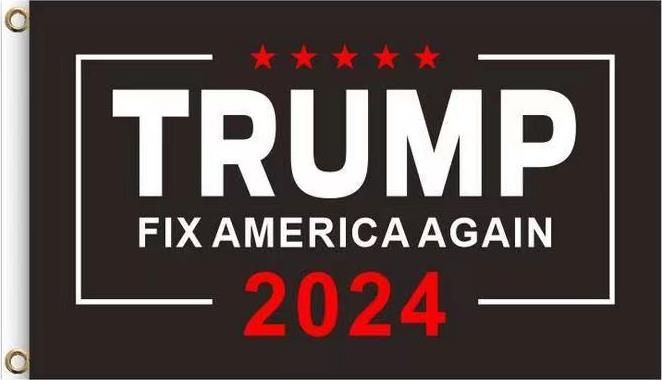 12 Wholesale Trump 2024 Fix America Again Flag