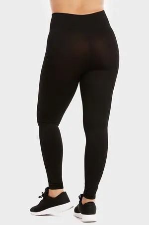 60 Wholesale Sofra Ladies Polyester LeggingS-Black - at 