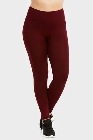 72 Pieces Sofra Ladies Fleece Lined Leggings -Chc/gr - Womens