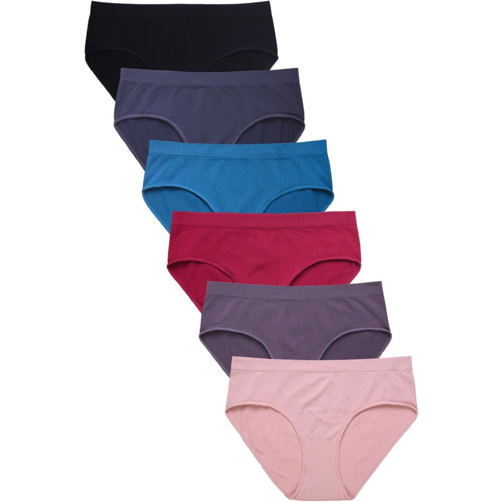 432 Wholesale Sofra Cotton Bikini Panty, HigH-Cut - at 
