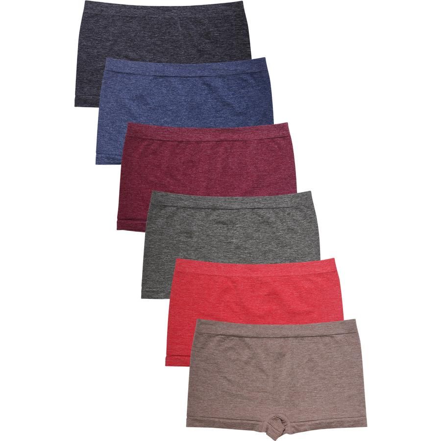 288 Wholesale Sofra Ladies Seamless Boyshort Panty - at