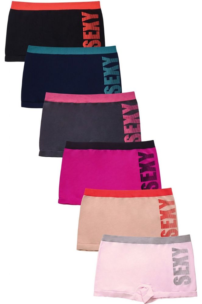 432 Pieces of Sofra Ladies Seamless Boyshort Panty