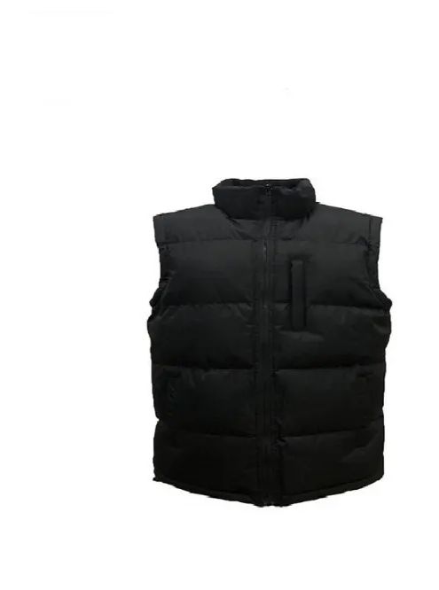 12 Wholesale Men's Fashion Heavy Bubble Vest In Black (pack A: S-Xl)