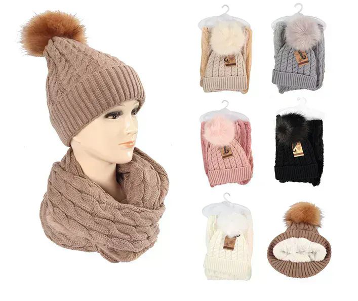 36 Pieces of Hat And Scarf Set